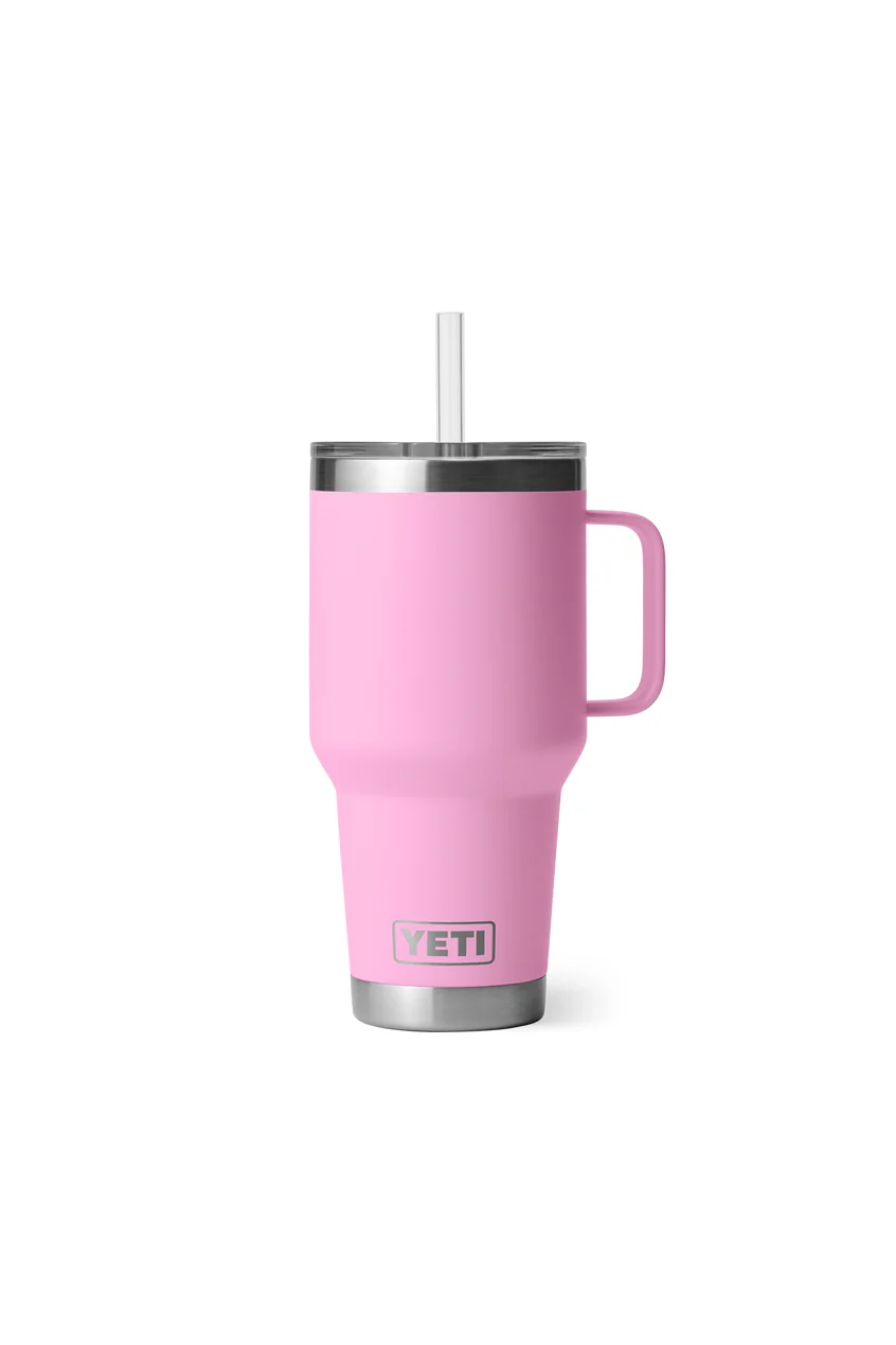 Yeti Rambler 35oz Straw Mug Power Pink - Image 2