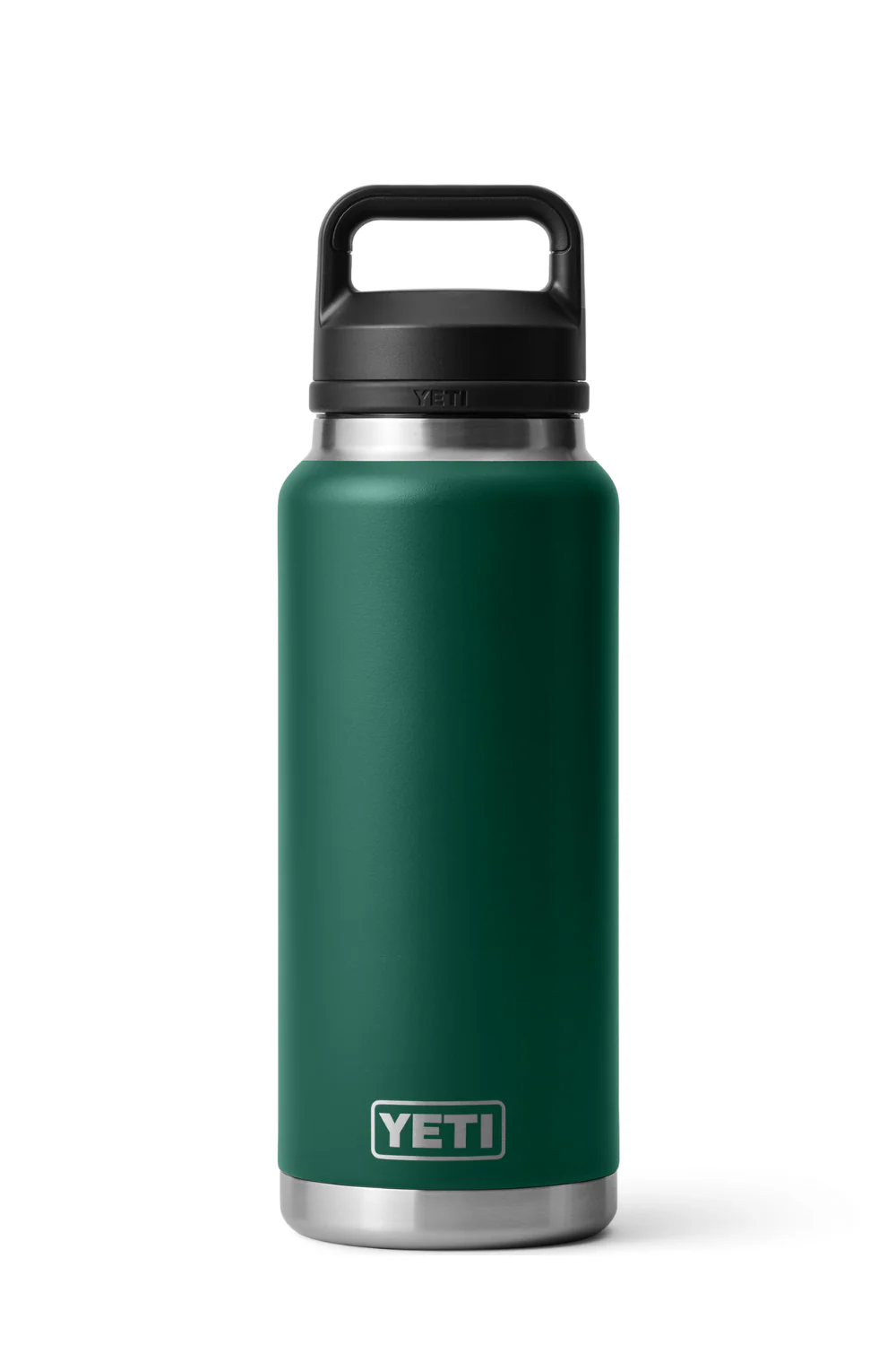 Yeti Rambler 36 Oz Bottle With Chug Cap Black Forest Green
